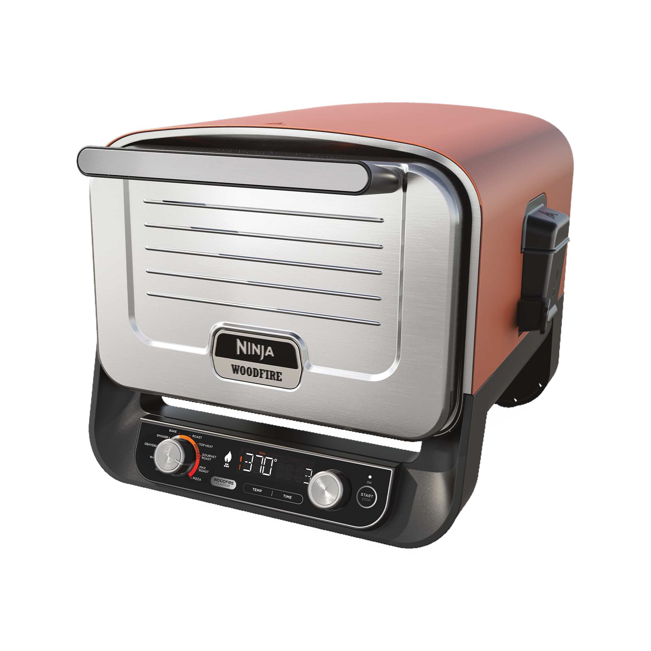 Ninja Woodfire OO101EU, Four d'extérieur électrique 8-en-1 avec fumoir